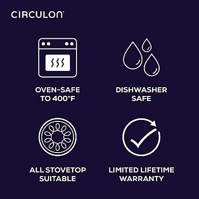 Circulon® SteelShield Hybrid 3-qt. Nonstick Sauté Pan with Lid