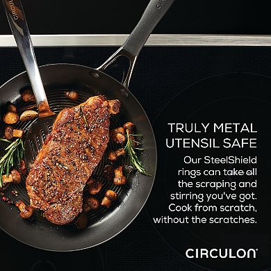 Circulon® SteelShield Hybrid 10.25-in. Nonstick Induction Frypan