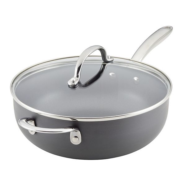 Rachael ぺージ Rachael Ray® 4-qt. Hard Anodized Nonstick Saucier Saucepan with