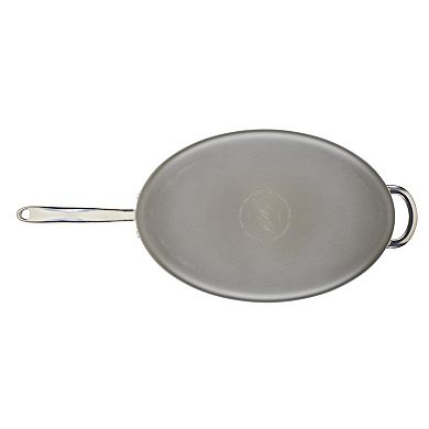 Rachael Ray® 5-qt. Hard Anodized Nonstick Oval Sauté Pan with Helper Handle & Lid