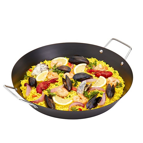 Infuse 15-in. Paella Pan - Black