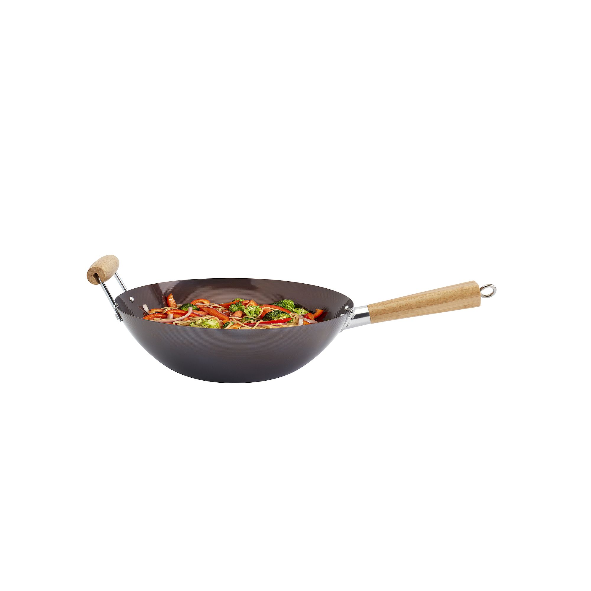 Infuse 14-in. Open Wok with Assist Handle, Black