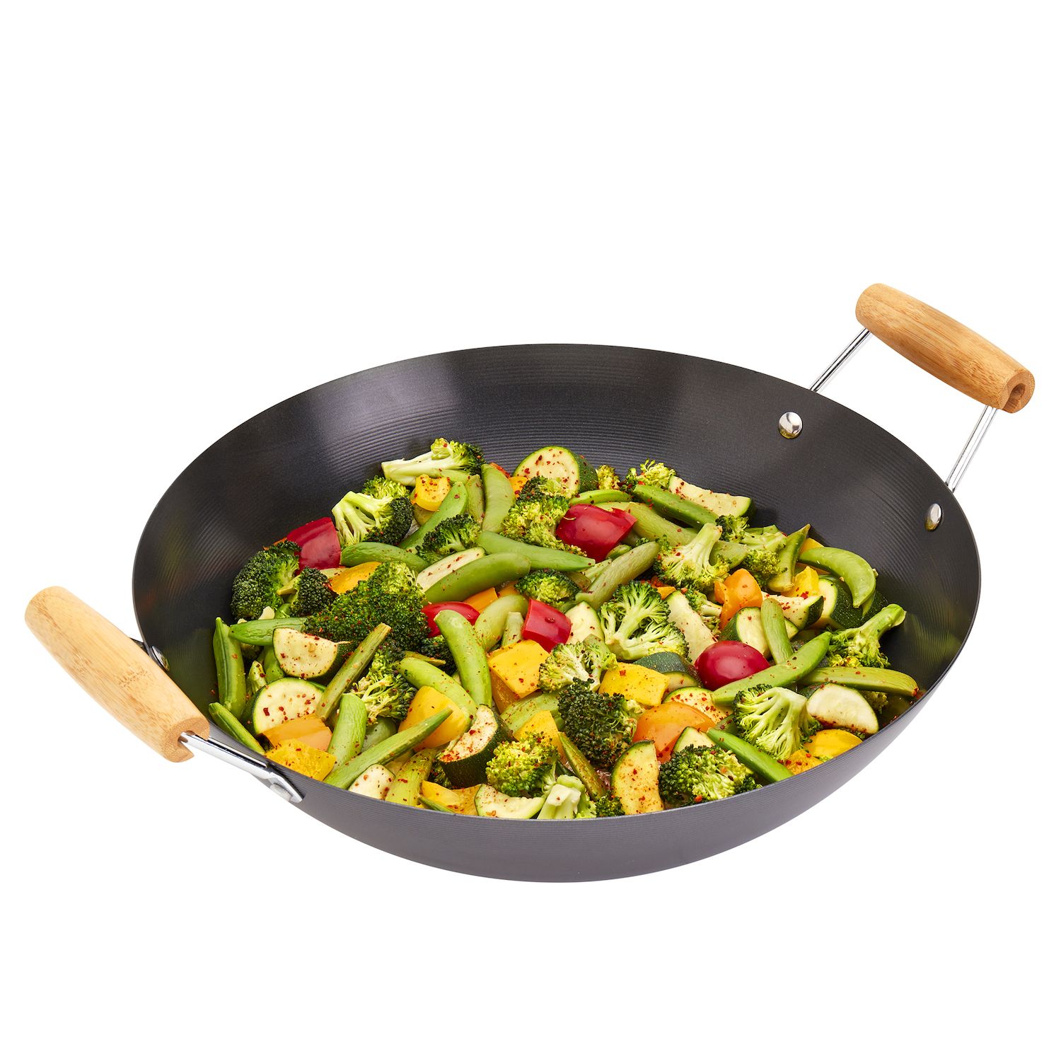 TECHEF CeraTerra - 12 Inch Wok/Stir-Fry Pan with Cover - On Sale