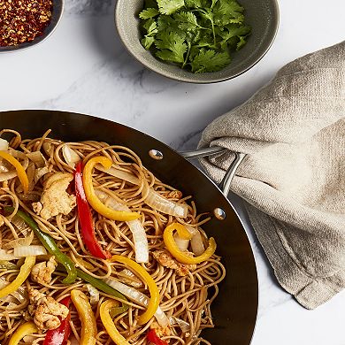 Infuse 14-in. Carbon Steel Open Wok with Assist Handle