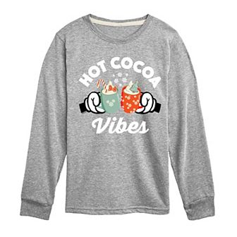 Disney's Hot Cocoa Vibes Long Sleeve Tee