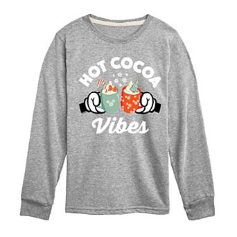 Disney's Hot Cocoa Vibes Long Sleeve Tee