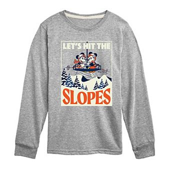 Disney's Hit The Slopes Long Sleeve Tee