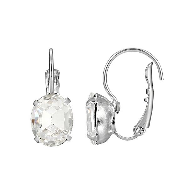 Kohls hot sale crystal earrings