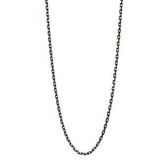 1928 Gold Tone & Black Tone Chain Necklace