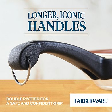 Farberware® Classic Traditions 12.5-in. Stainless Steel Ceramic Nonstick Induction Frypan