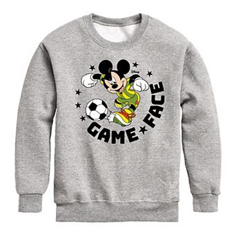 Disney’s Mickey Mouse & Friends Boys 8-20 Game Face Soccer Fleece Sweatshirt