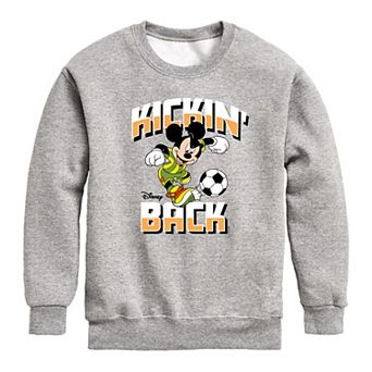 Disney’s Mickey Mouse & Friends Boys 8-20 Kickin Back Crew Fleece Sweatshirt