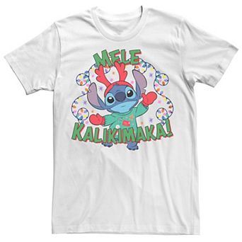 Disney's Lilo & Stitch Men's Mele Kalikimaka Stitch Tee