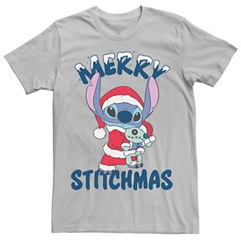 Disney's Lilo & Stitch Men's Merry Stitchmas Stitch Tee