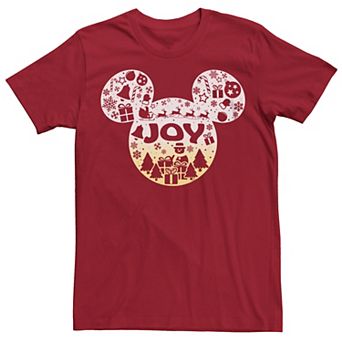Disney's Mickey Mouse Men's Joy Icons Filled Head Tee
