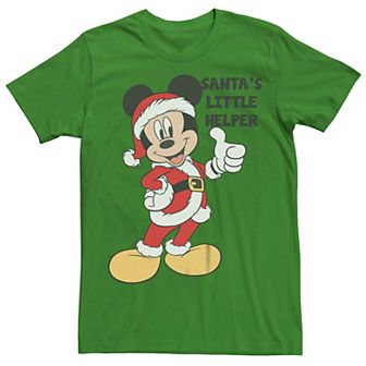 Disney's Mickey Mouse Men's Santa's Little Helper Tee