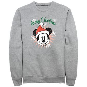 Disney's Mickey Mouse Men's Merry Christmas Fleece
