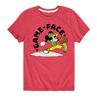 Disney’s Mickey Mouse & Friends Boys 8-20 Game Face Baseball Graphic Tee