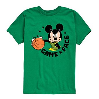 Disney’s Mickey Mouse & Friends Boys 8-20 Game Face Basketball Graphic Tee