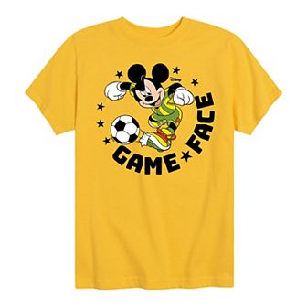Disney’s Mickey Mouse & Friends Boys 8-20 Game Face Soccer Graphic Tee