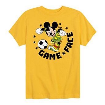 Disney’s Mickey Mouse & Friends Boys 8-20 Game Face Soccer Graphic Tee