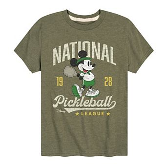 Disney’s Mickey Mouse Boys 8-20 Pickleball League Graphic Tee