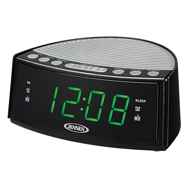 Jensen Digital AM/FM Dual Alarm Clock Radio