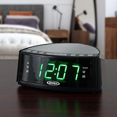 Jensen Digital AM/FM Dual Alarm Clock Radio