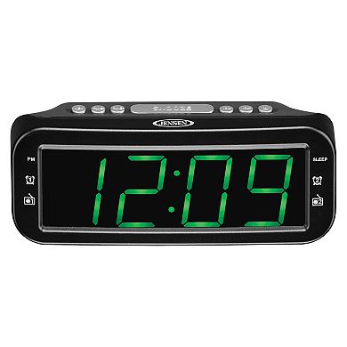Jensen Digital JCR-206 AM/FM Dual Alarm Clock Radio