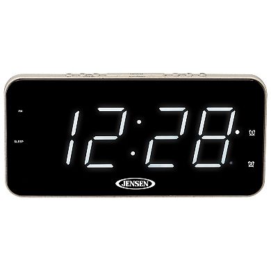 Jensen AM/FM Dual Alarm Clock Radio