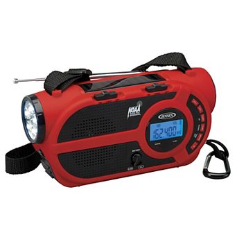 Jensen NOAA Weather Alert Radio with Flashlight
