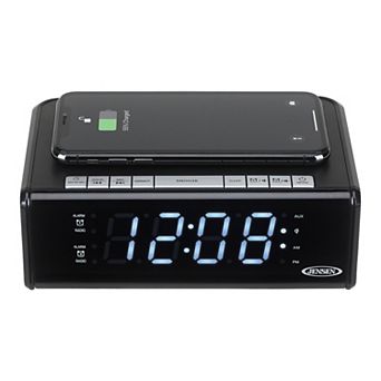 Jensen Digital Alarm with Qi Charging