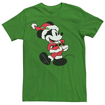 Disney's Mickey Mouse Men's Santa Claus Mode Tee