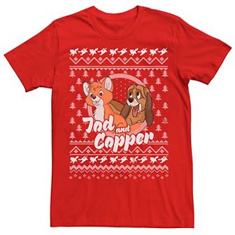 Men's The Fox And The Hound Tod And Copper Sweater Tee