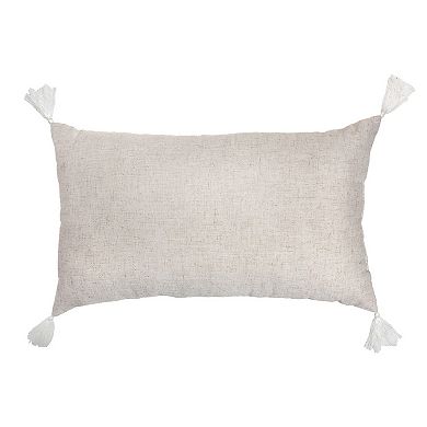 Sonoma Goods For Life® Linen Medallion 14"x 24" Pillow