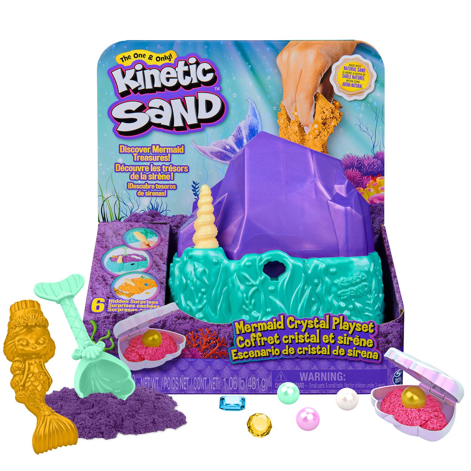 Blue Kinetic Sand Playset - Spinmaster – The Red Balloon Toy Store
