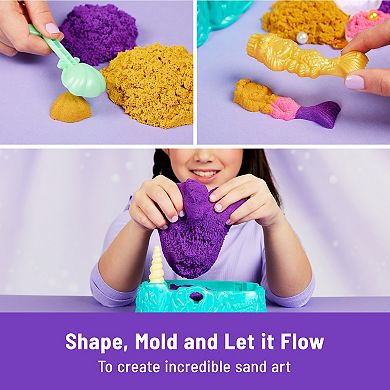 Cool Maker Kinetic Sand Mermaid Crystal Playset