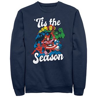 Men's The Avengers Holiday Squad 'Tis The Season Graphic Fleece