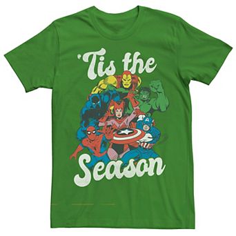 Men's The Avengers Holiday Squad 'Tis The Season Graphic Tee