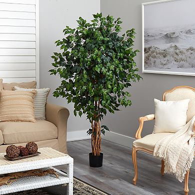 nearly natural 5.5-ft. Palace Ficus Artificial Tree
