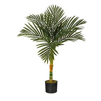 nearly natural 3-ft. Golden Cane Artificial Palm Tree
