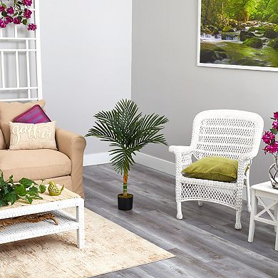 nearly natural 3-ft. Golden Cane Artificial Palm Tree