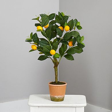 nearly natural 24-in. Lemon Artificial Tree