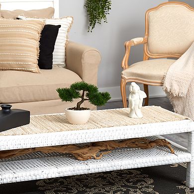 nearly natural 10-in. Cedar Bonsai Artificial Tree in Decorative Planter