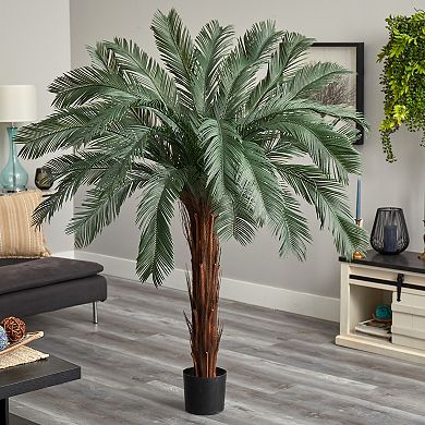 nearly natural 6-ft. UV Resistant Cycas Artificial Tree