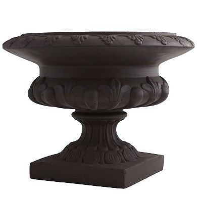 nearly natural 12.5-in. Iron-Finish Decorative Urn