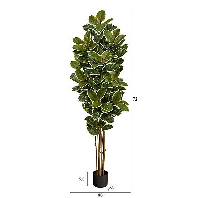 nearly natural 6-ft. UV Resistant Oak Artificial Tree
