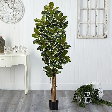 nearly natural 6-ft. UV Resistant Oak Artificial Tree