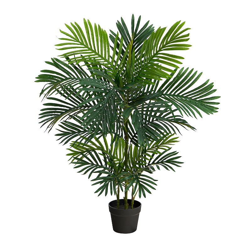 40" Indoor/Outdoor Areca Artificial Palm Tree - Nearly Natural: UV & Weather-Resistant Faux Palm