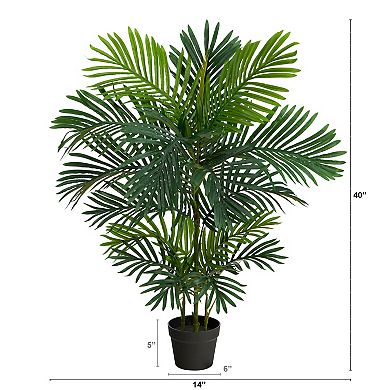 nearly natural 40-in. UV Resistant Areca Artificial Palm Tree